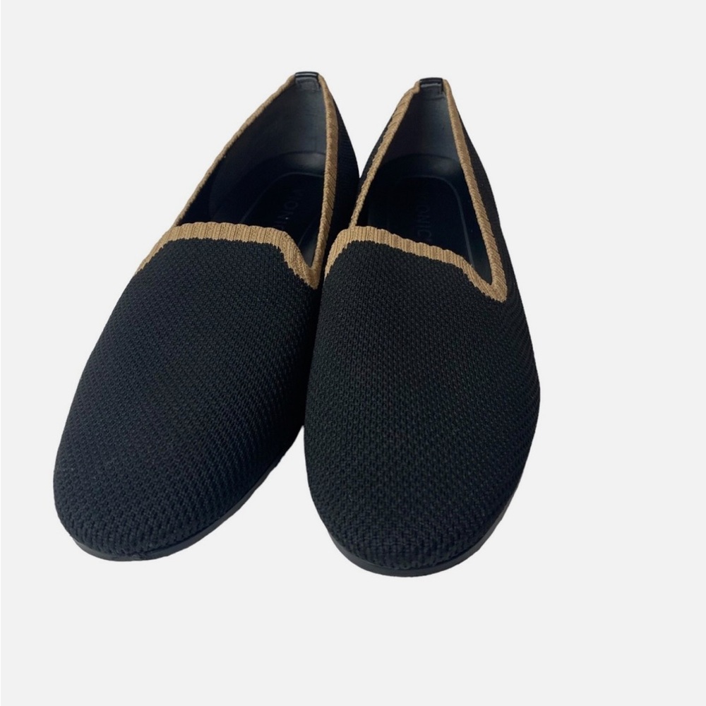 Vionic Black and Tan Women's Loafers